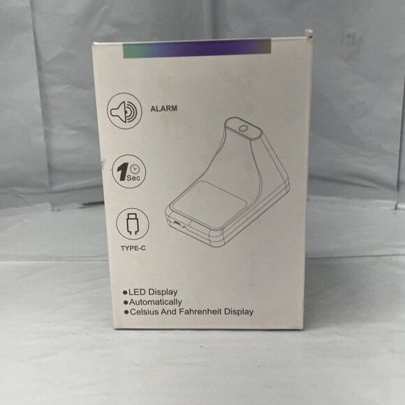 FIGHTECH White Wall-Mounted Infrared Forehead Thermometer with Bluetooth ca388 - Picture 2 of 4